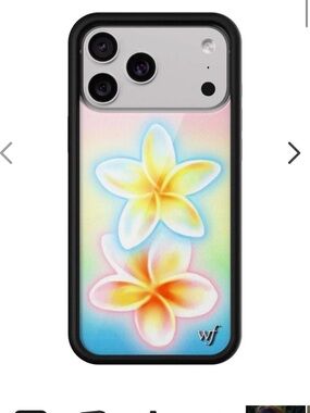 Wildflowers Pastel Gradient Phone Case with Yellow & Pink Plumeria